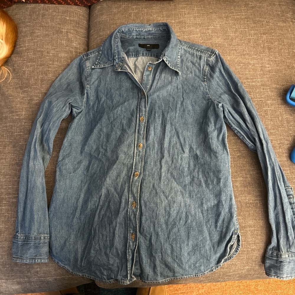 Banana Republic Light Blue Denim Shirt